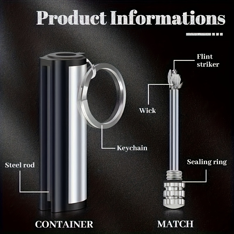 Briquet assorti en métal de si - Fire Starting Kit avis et prix