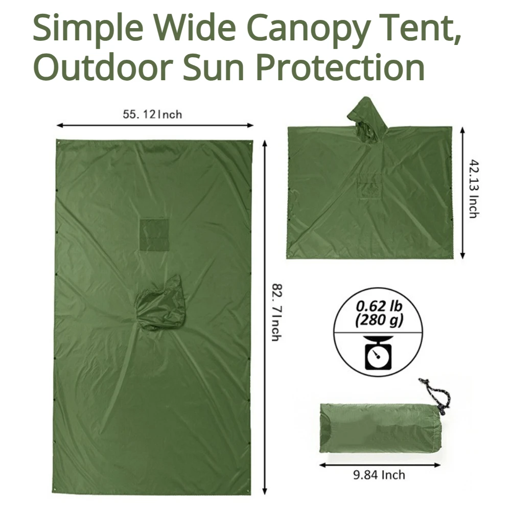 2026 Pour le camping et la ran - Emergency Poncho Rain avis et prix